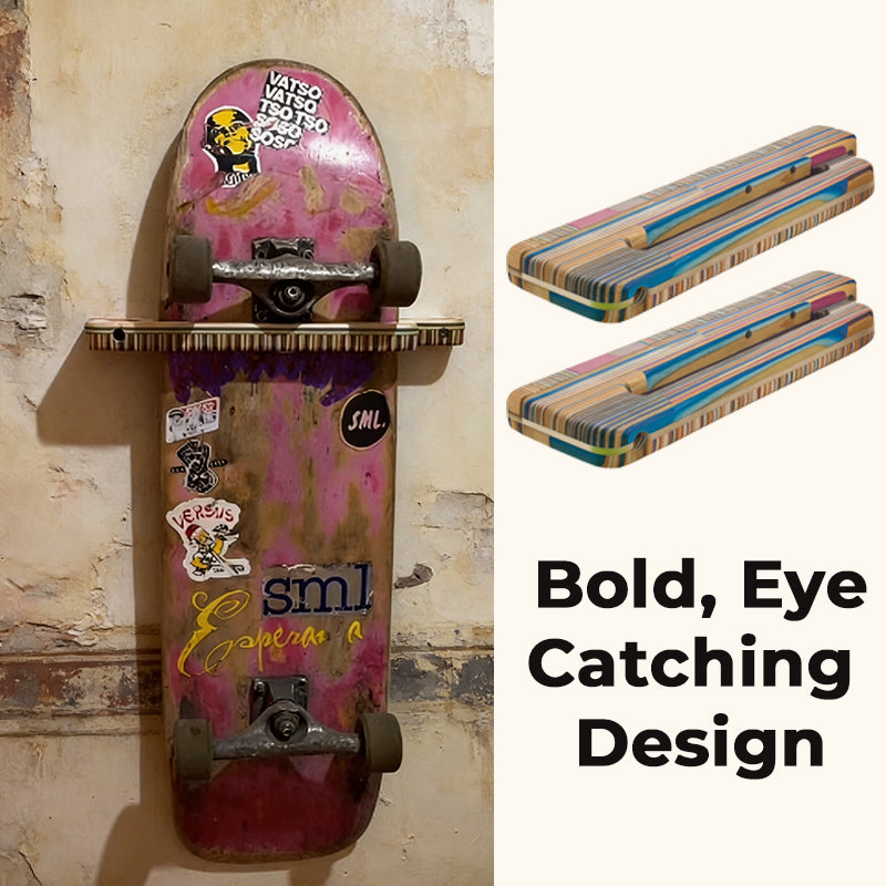 Skateboard Wall Mount Shelf