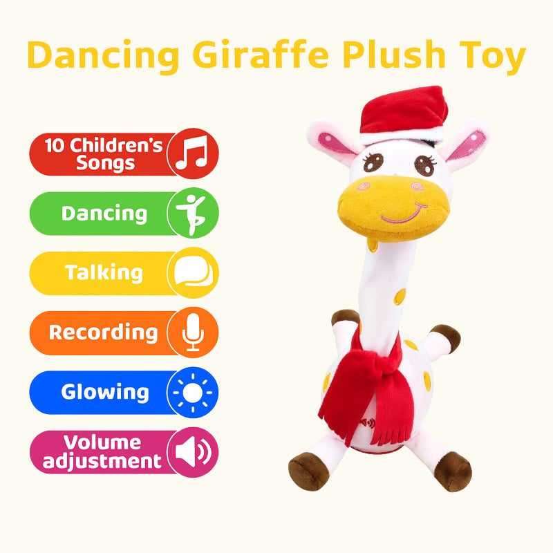 🎉 Bästsäljande musikalisk giraffleksak – Sjunger, dansar och upprepar vad du säger! 🦒🎵🗣️