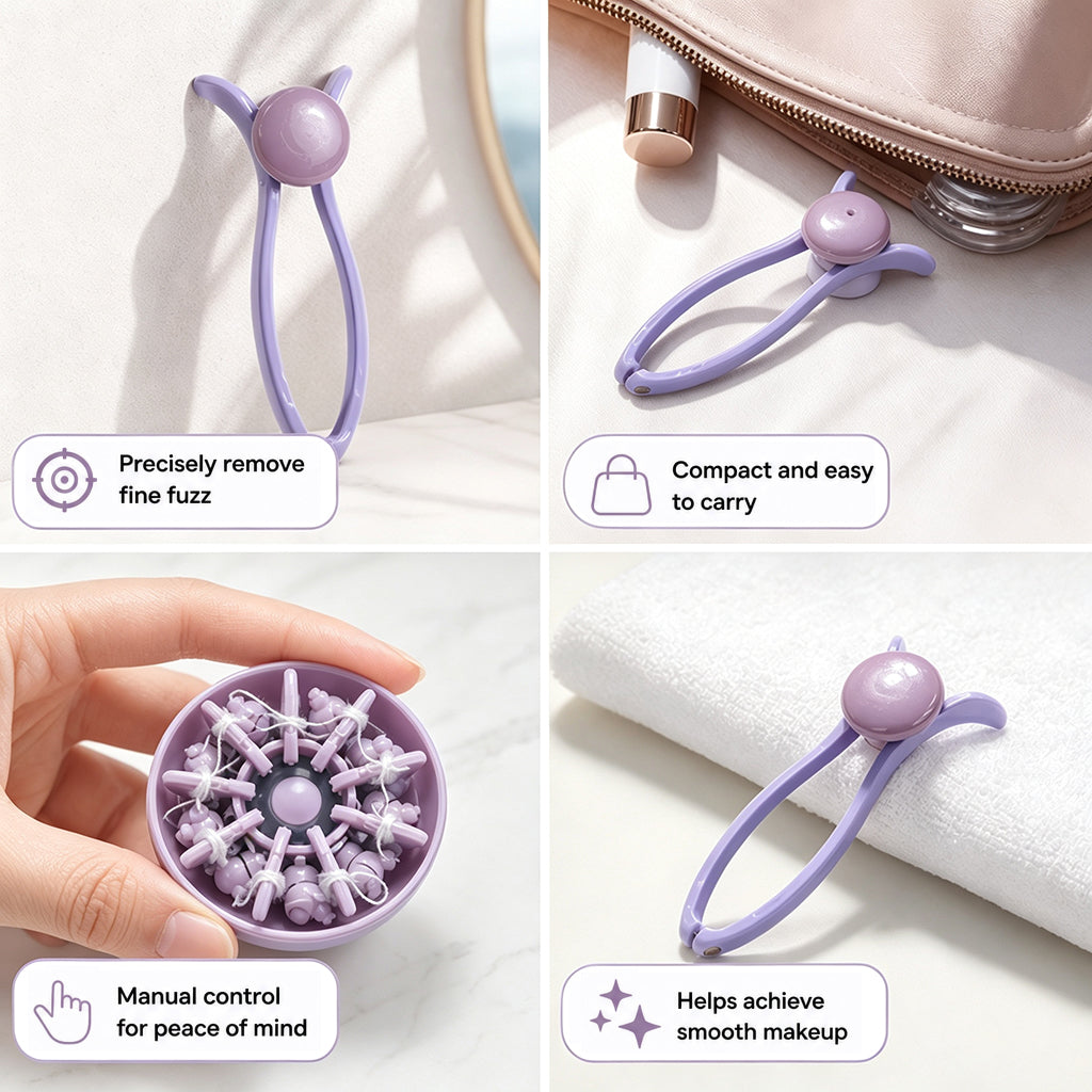Manual Facial Threading Hair Remover – Cotton Thread Epilator Tool for Upper Lip, Chin & Fine Facial Hair