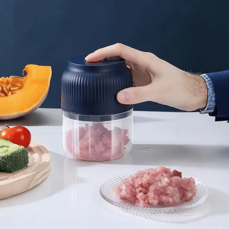 Cordless Mini Prep Chopper – Compact 300ml Rechargeable Food Prep Tool