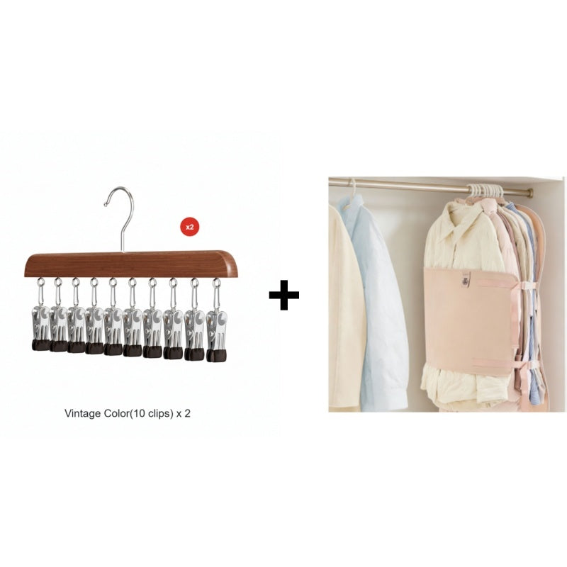 360° Swivel Multi-Hook Wardrobe Organizer