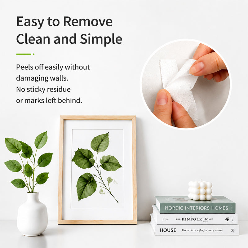 Damage-Free Style Hanging Strips Refill Pack – No-Drill Adhesive Strips for Frames & Wall Decor