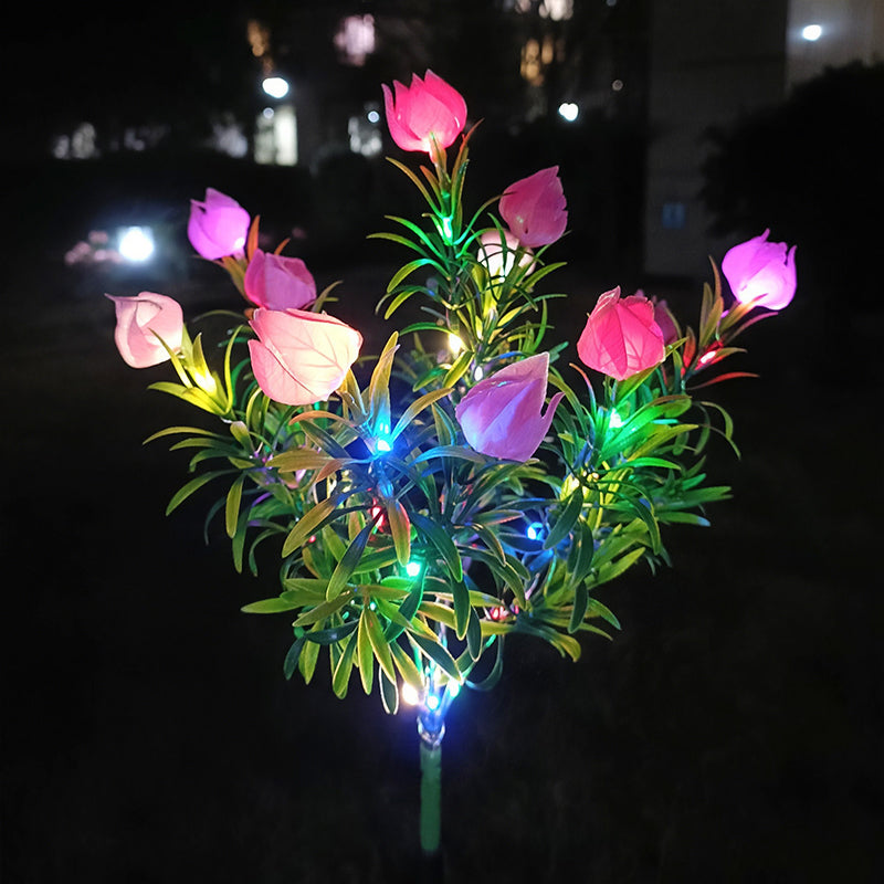 🌸Solar Gardenia Flower Lights – LED Simulation Bloom Lamps for Garden, Pathway & Patio Decor