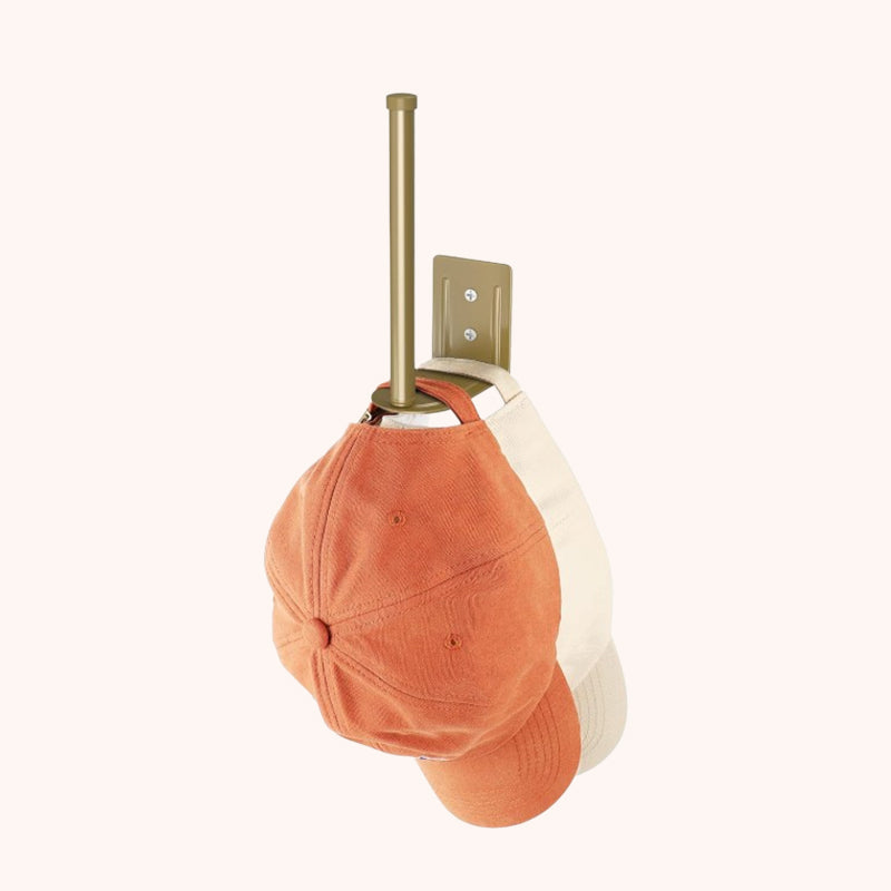 Drill-Free Wall Mounted Hat Rack – Self-Adhesive Baseball Cap Organizer for Closets, Bedrooms & Entryways