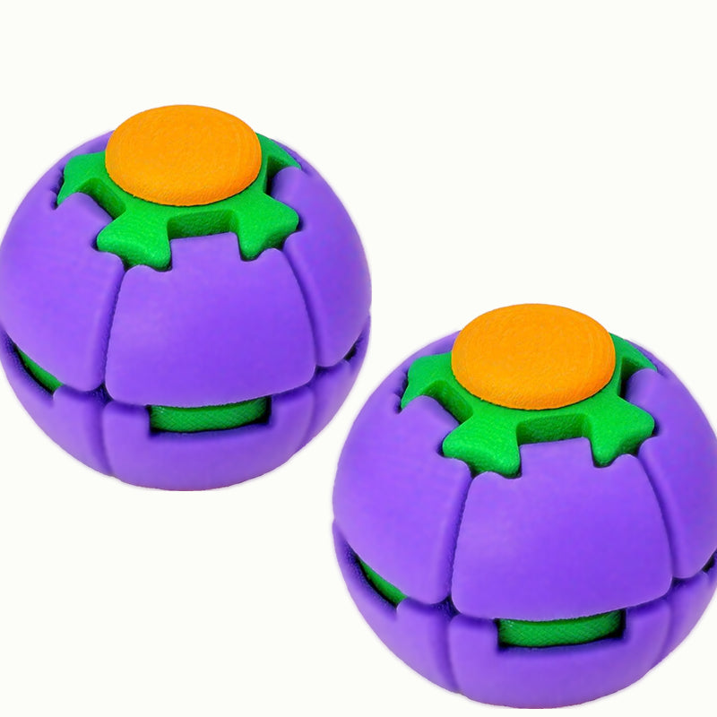 Fidget Spinner Decompression Ball – Pocket Press-to-Spin Desk Toy for Kids & Adults