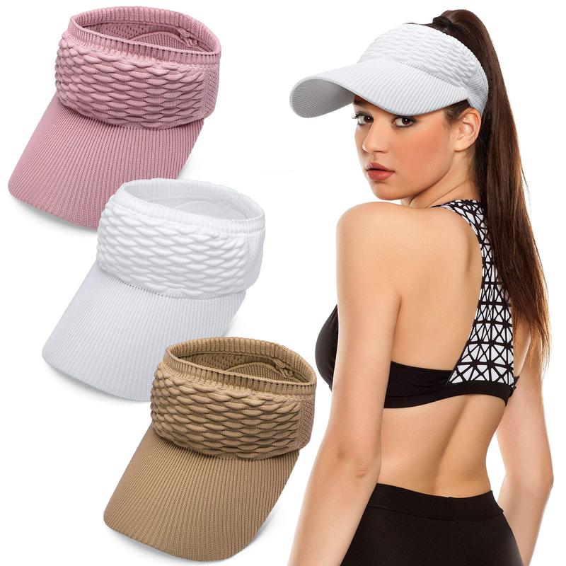 Foldable UPF 50+ Sun Visor Hat – Breathable Open-Top Travel Visor for Beach, Sports & Everyday Summer Wear