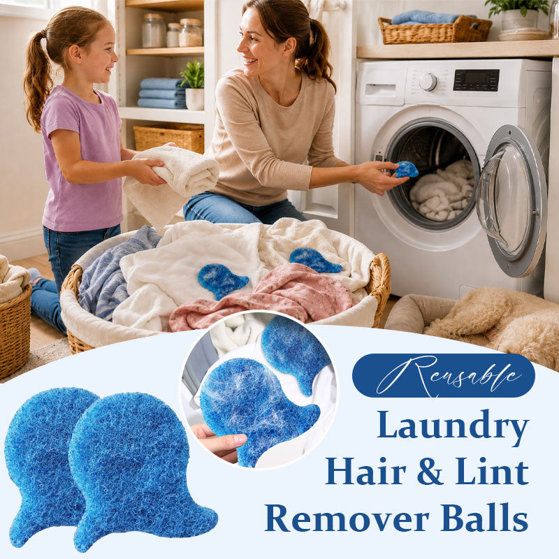 Reusable Laundry Hair & Lint Remover Balls