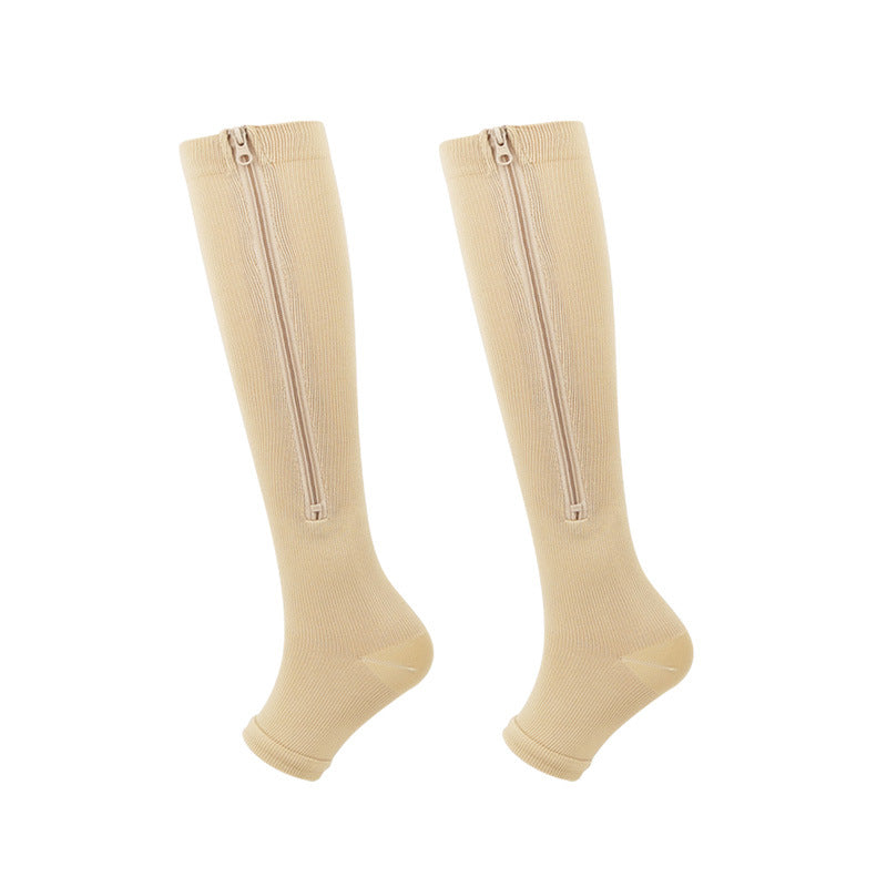 Comfortable support for long days on your feet. Easy to zip on, easy to take off.