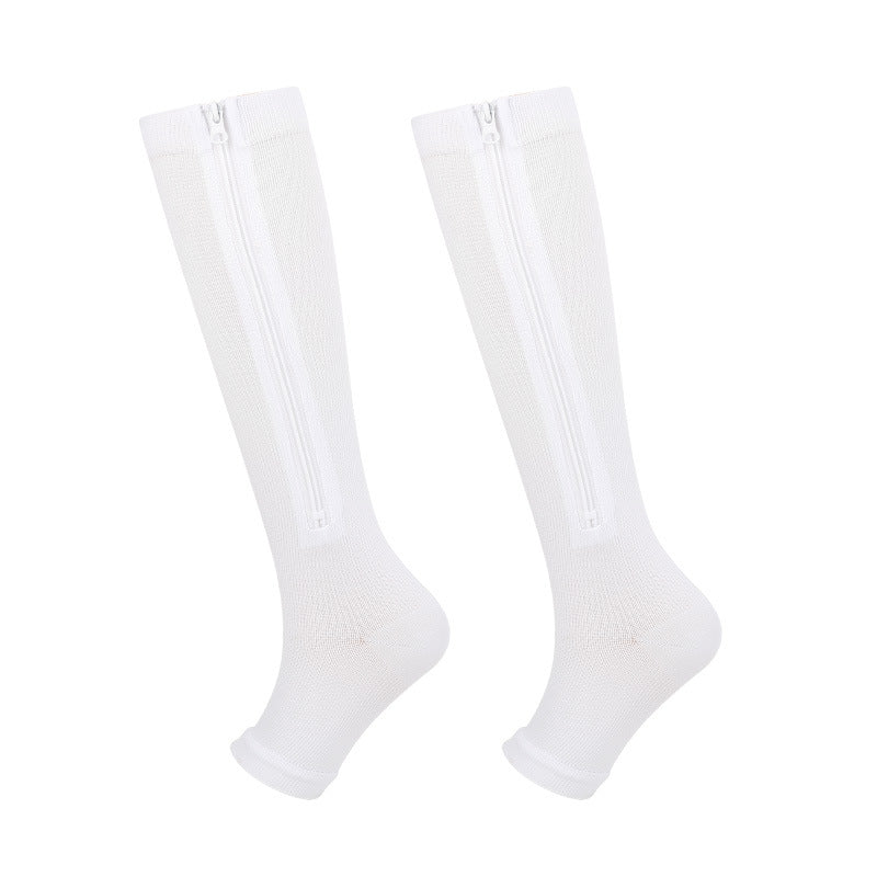 Comfortable support for long days on your feet. Easy to zip on, easy to take off.