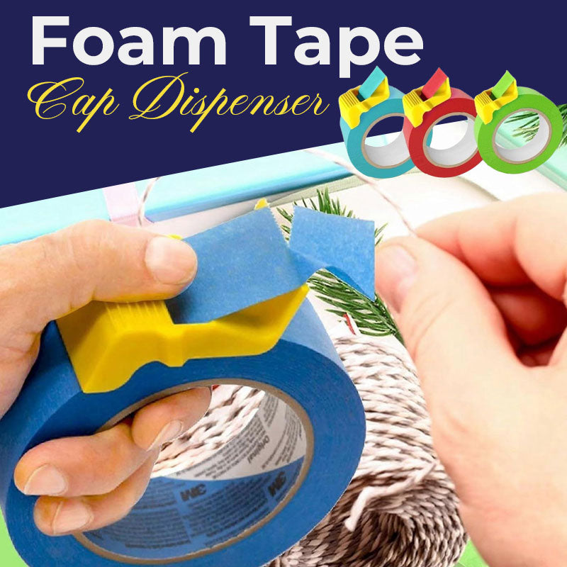 Tape Cap Dispenser – Masking Tape Cutter Cap for Labelling, Painting, Crafts & DIY Projects