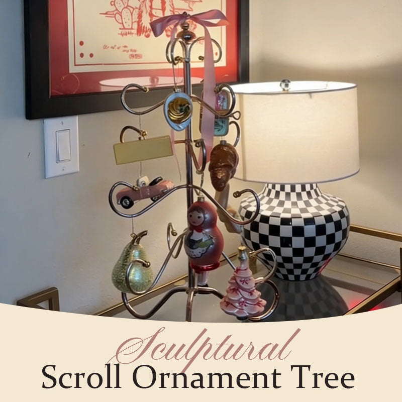 ✨🎀 WhimsyScroll™ Ornament Display Tree🌸