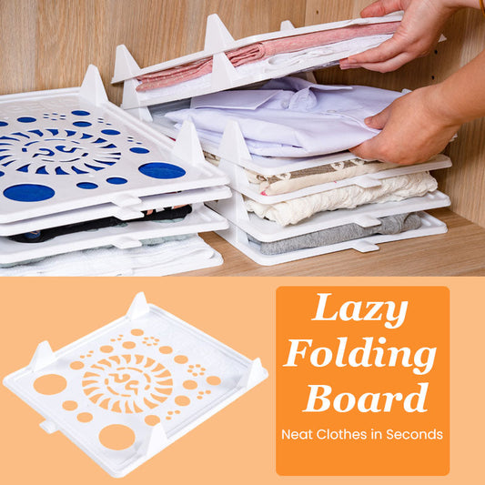 👕 Lazy Folding Board – Neat Clothes in Seconds