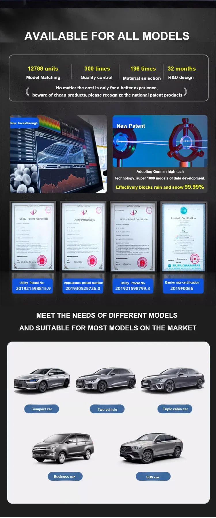 Magnetiskt snöskydd för bilen