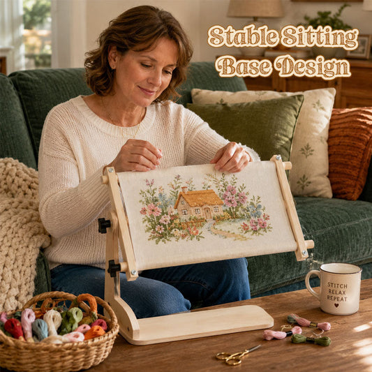 Adjustable Tabletop Embroidery Stand – Cross Stitch Frame Holder