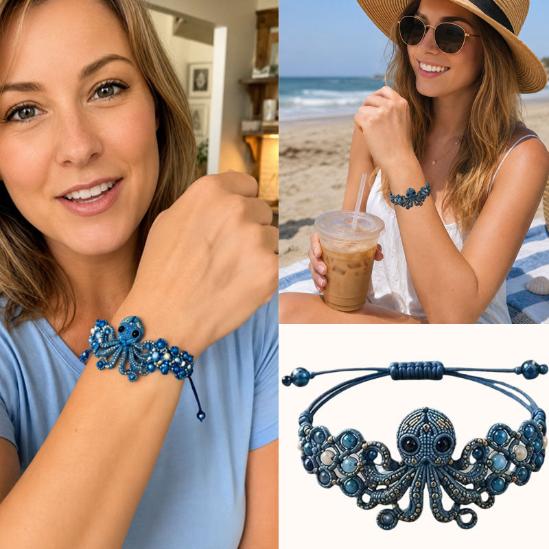 DIY Octopus Bracelet Kit – Ocean-Inspired Handmade Jewellery Craft Set