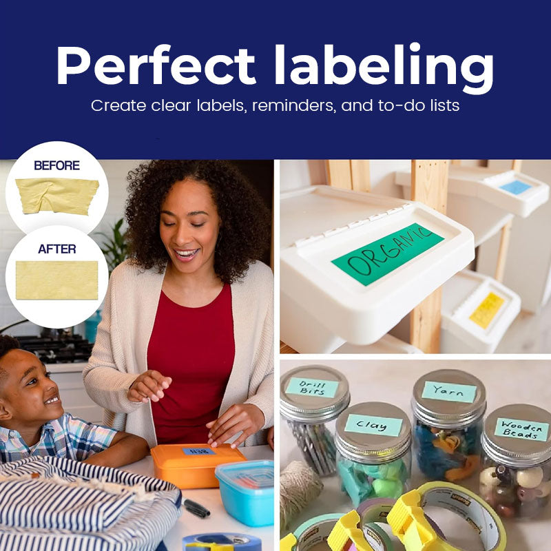 Tape Cap Dispenser – Masking Tape Cutter Cap for Labelling, Painting, Crafts & DIY Projects