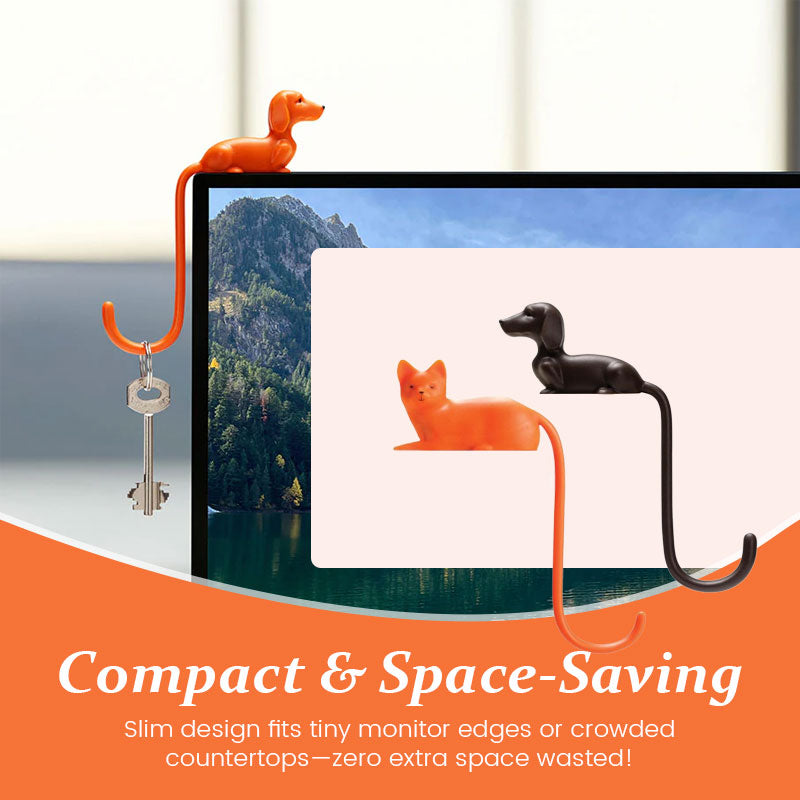 Cute Animal Tail Adhesive Hook