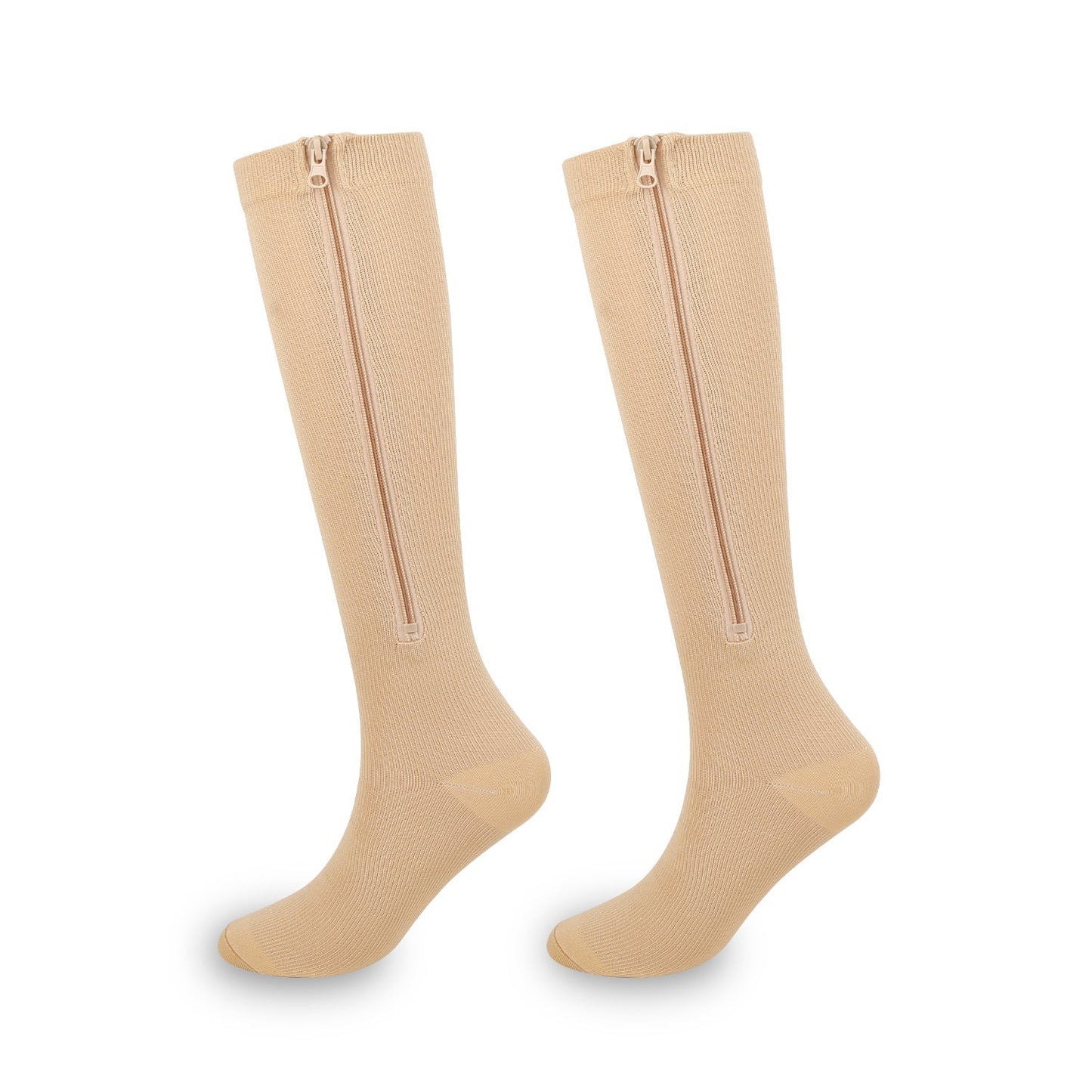 Comfortable support for long days on your feet. Easy to zip on, easy to take off.