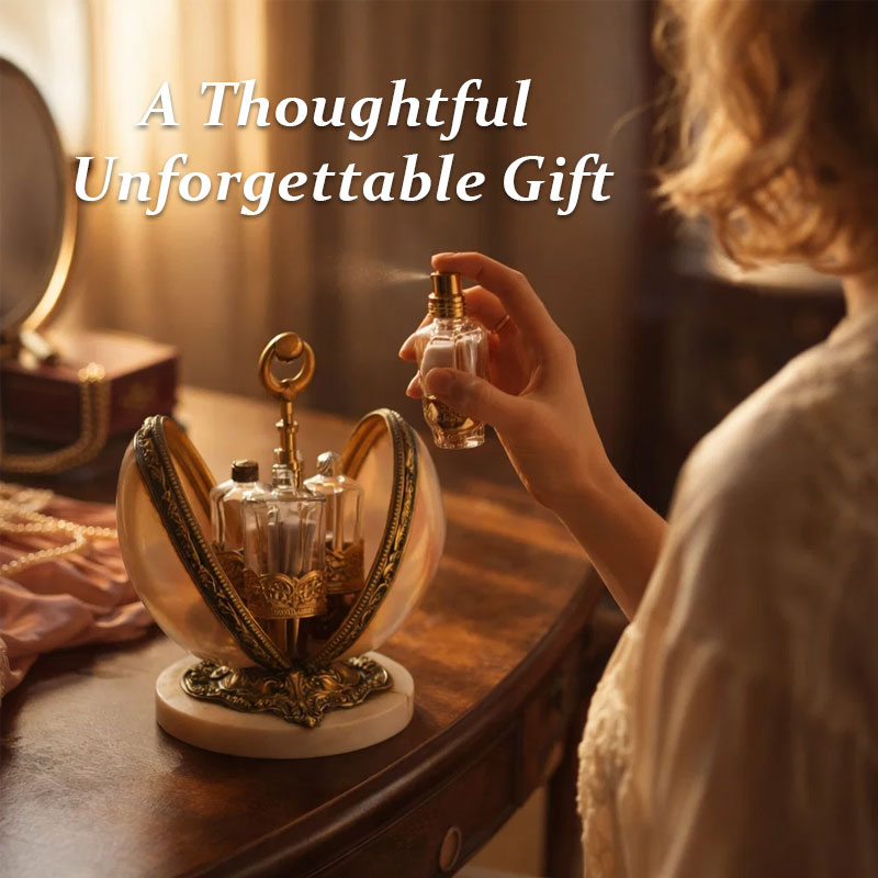 🕯 Vintage Shell Perfume Display