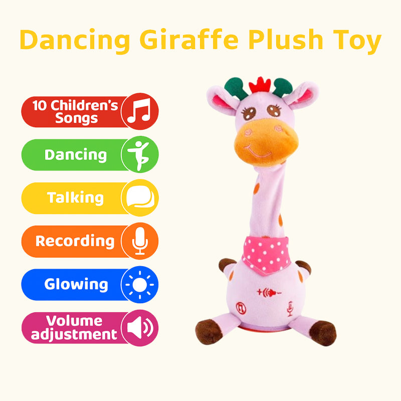 🎉 Bästsäljande musikalisk giraffleksak – Sjunger, dansar och upprepar vad du säger! 🦒🎵🗣️