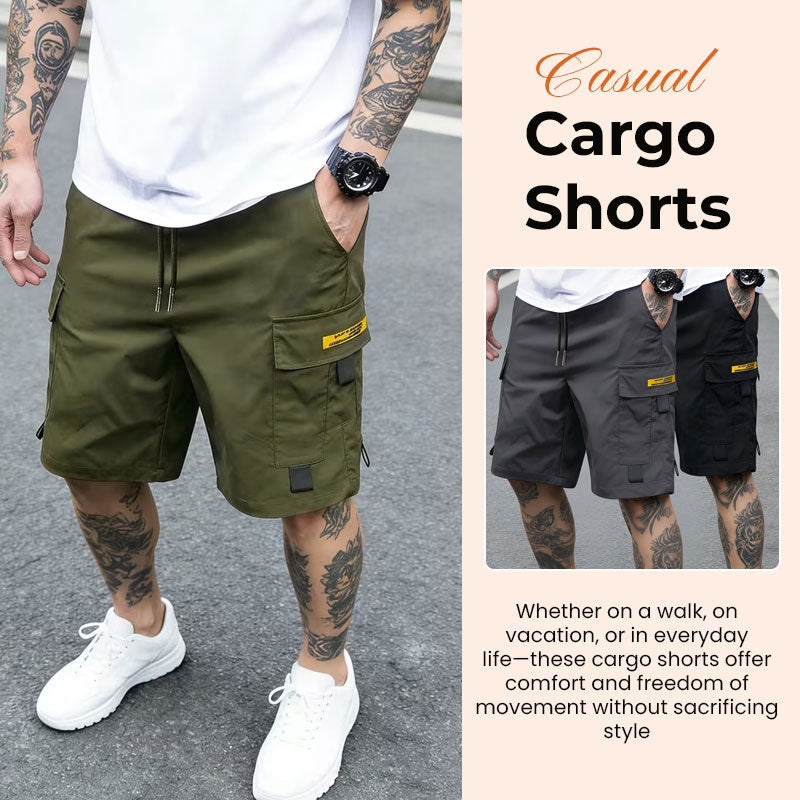 👖 Durable cargo shorts for everyday wear and leisure
