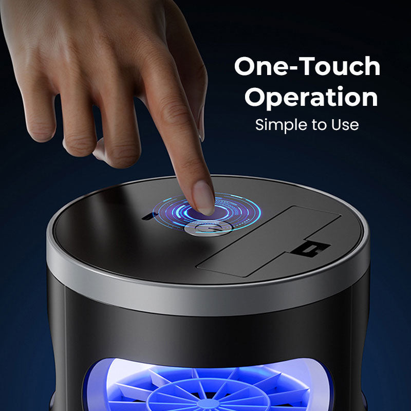 🦟 USB Quiet Suction Mosquito Trap Lamp – Portable Indoor Bug Catcher with Soft Night Light