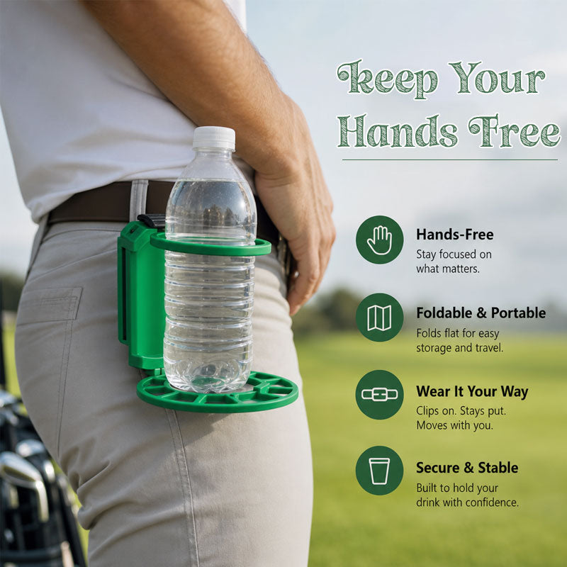 🥤Foldable Belt Drink Holder for Outdoor Events