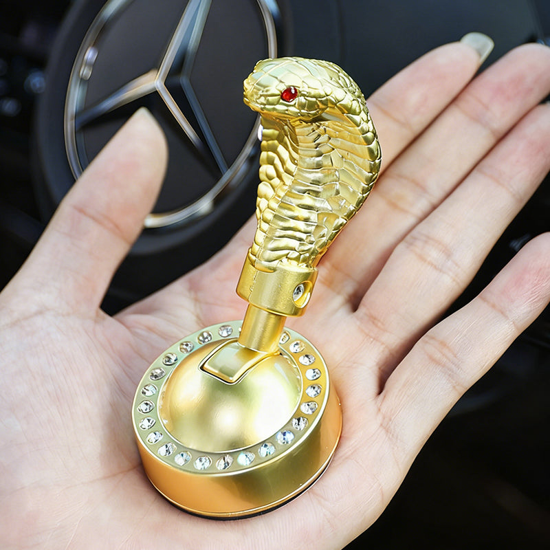 Ormformad bilstartspak med en knapp