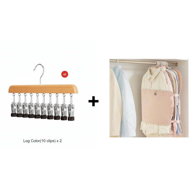 360° Swivel Multi-Hook Wardrobe Organizer