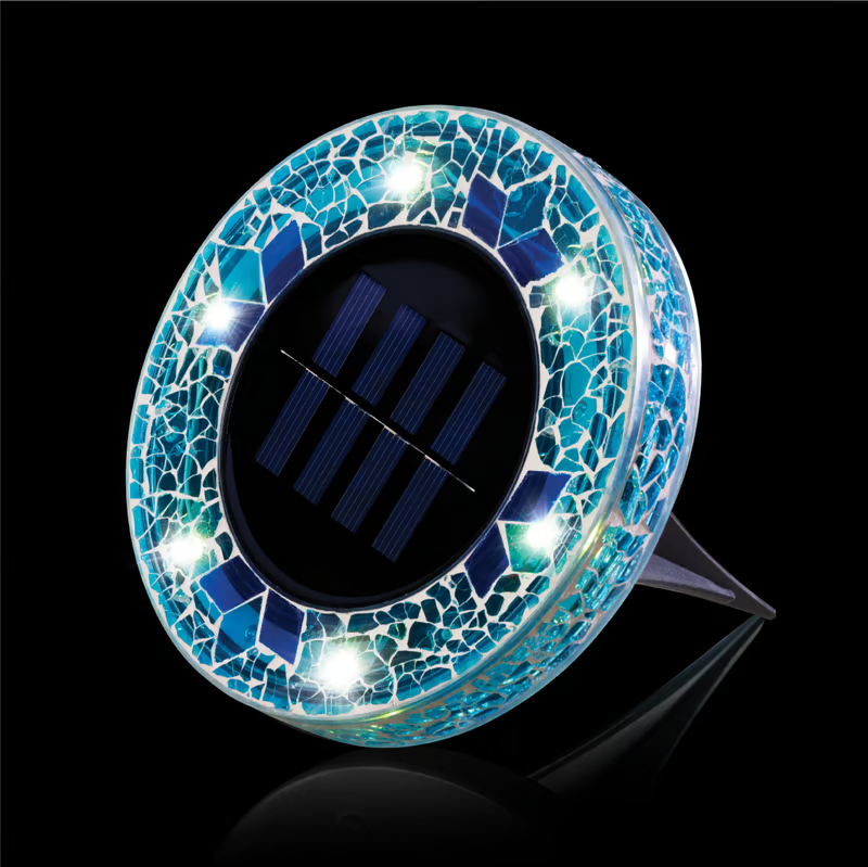 ✨ EDITORS' PICK: 49% OFF丨🌙 Solar Mosaic Garden Lights for Pathways, Patios & Lawns