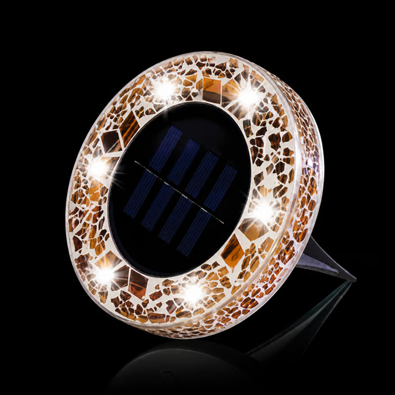 ✨ EDITORS' PICK: 49% OFF丨🌙 Solar Mosaic Garden Lights for Pathways, Patios & Lawns