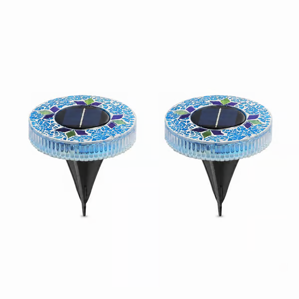 ✨ EDITORS' PICK: 49% OFF丨🌙 Solar Mosaic Garden Lights for Pathways, Patios & Lawns