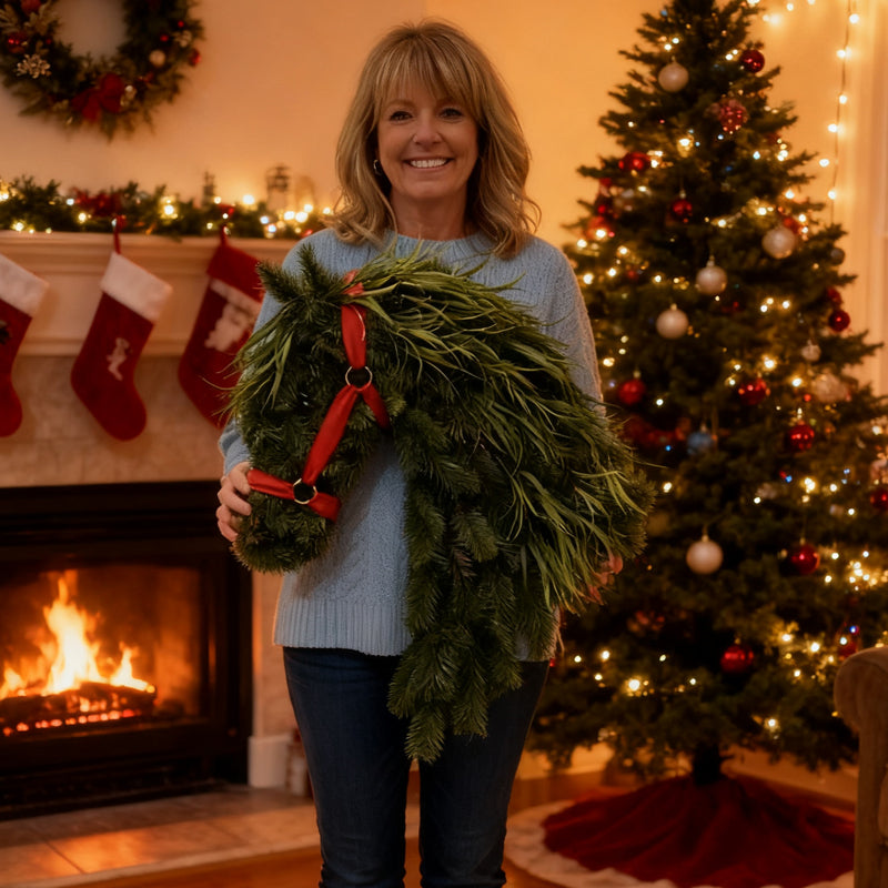 🐴Dörrkrans med hästhuvud