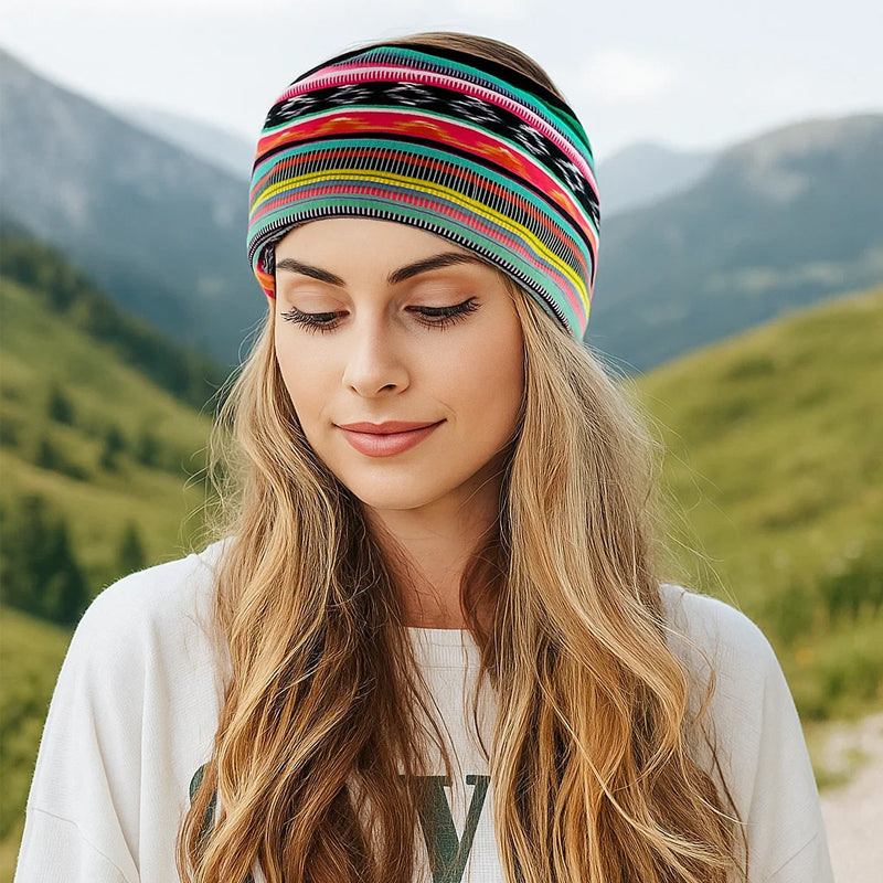 Bohemian Paisley Stretch Headband