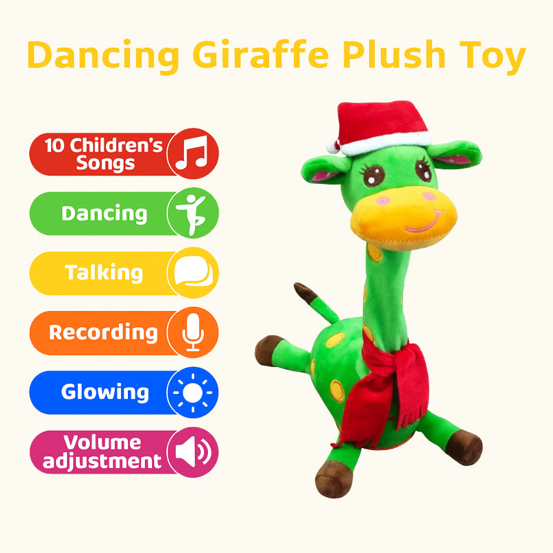 🎉 Bästsäljande musikalisk giraffleksak – Sjunger, dansar och upprepar vad du säger! 🦒🎵🗣️