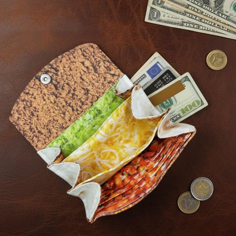 🌯 Deliciously Organized: The Realistic Burrito Wallet