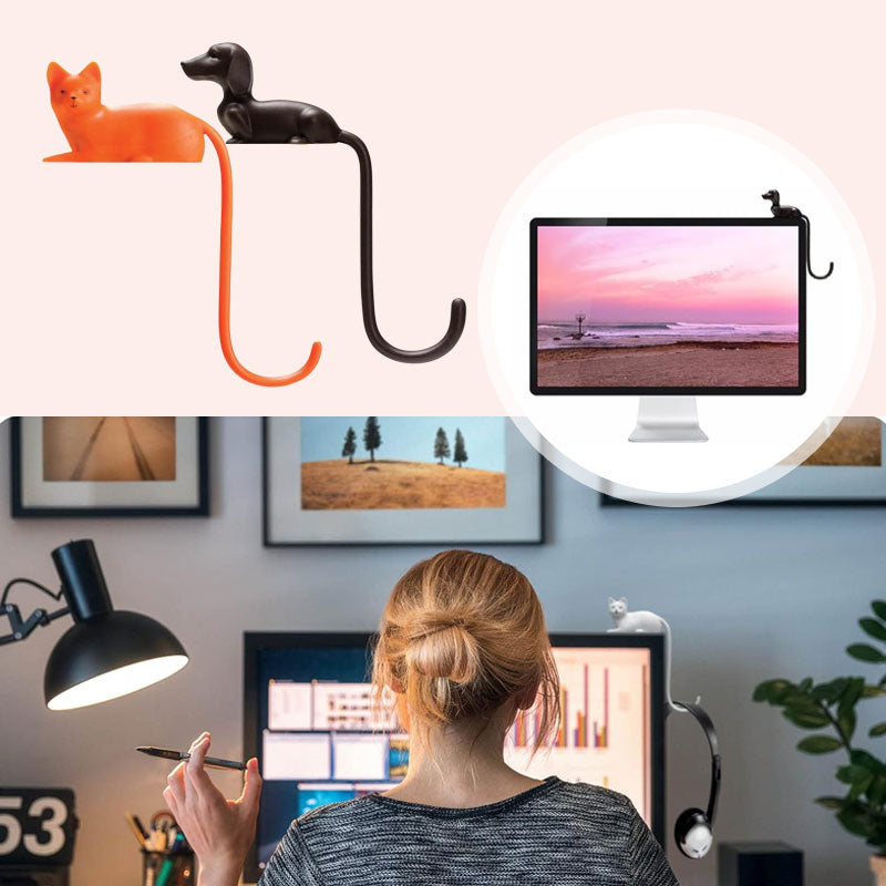 Cute Animal Tail Adhesive Hook