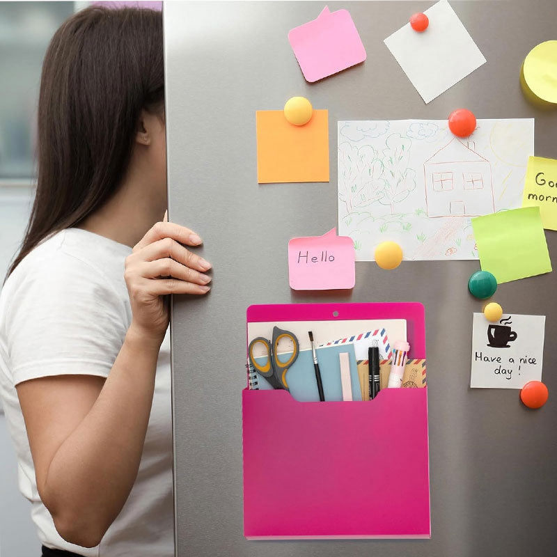 Magnetic Wall File Organizer Set