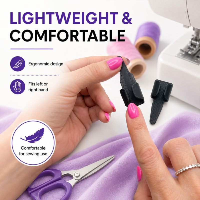 Sewing Finger Protector Clip – Fabric Guide Tool for Safer, Steadier Stitching
