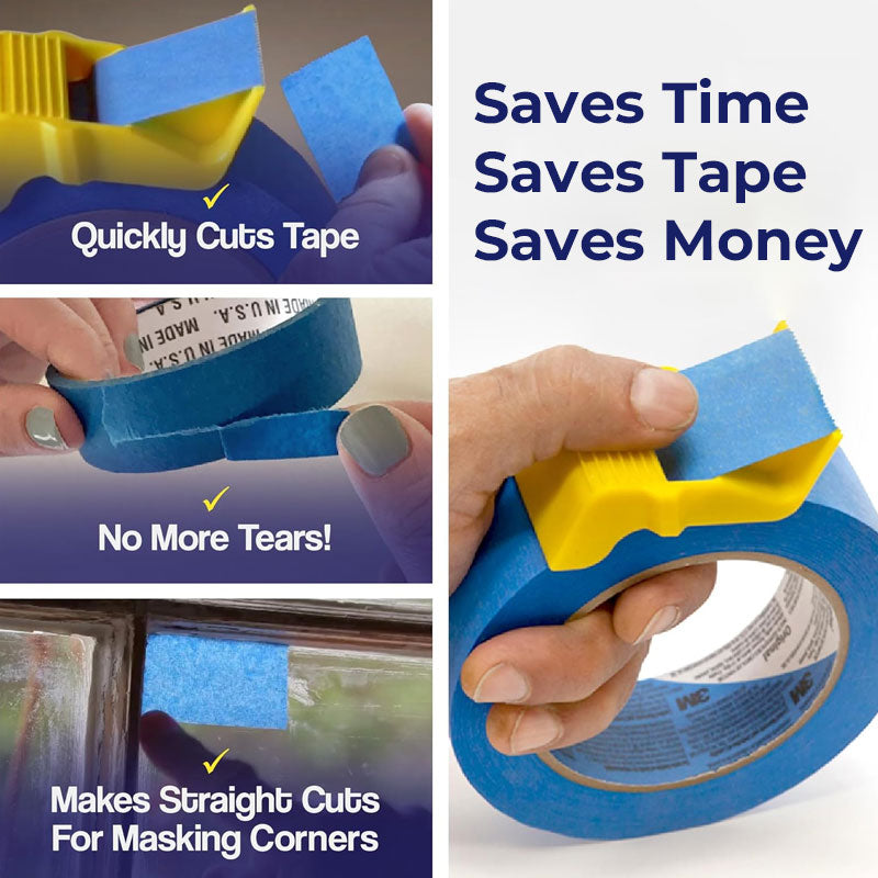 Tape Cap Dispenser – Masking Tape Cutter Cap for Labelling, Painting, Crafts & DIY Projects