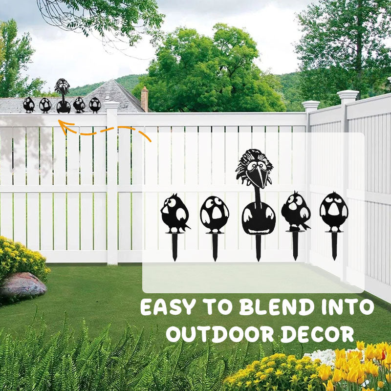 Iron Bird Silhouette Decoration
