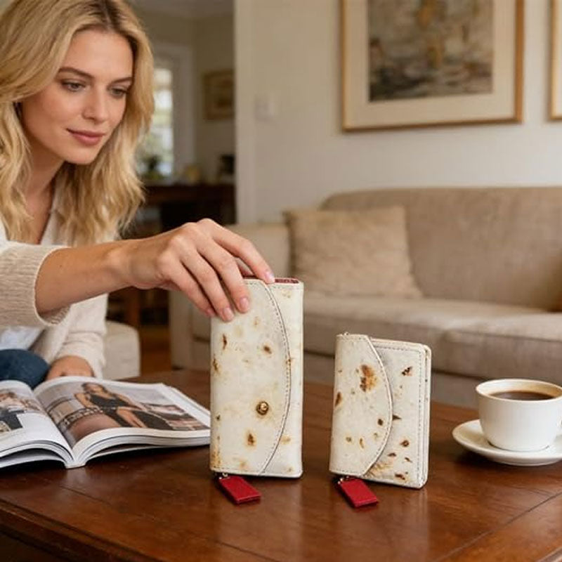 🌯 Deliciously Organized: The Realistic Burrito Wallet