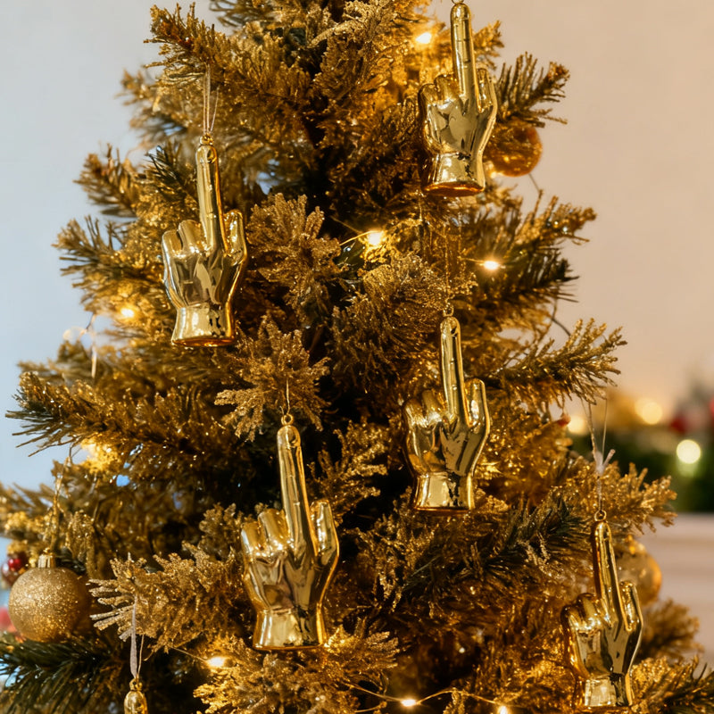 Juldekoration med långfinger