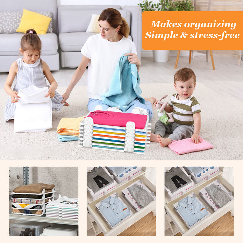 👕 Lazy Folding Board – Neat Clothes in Seconds