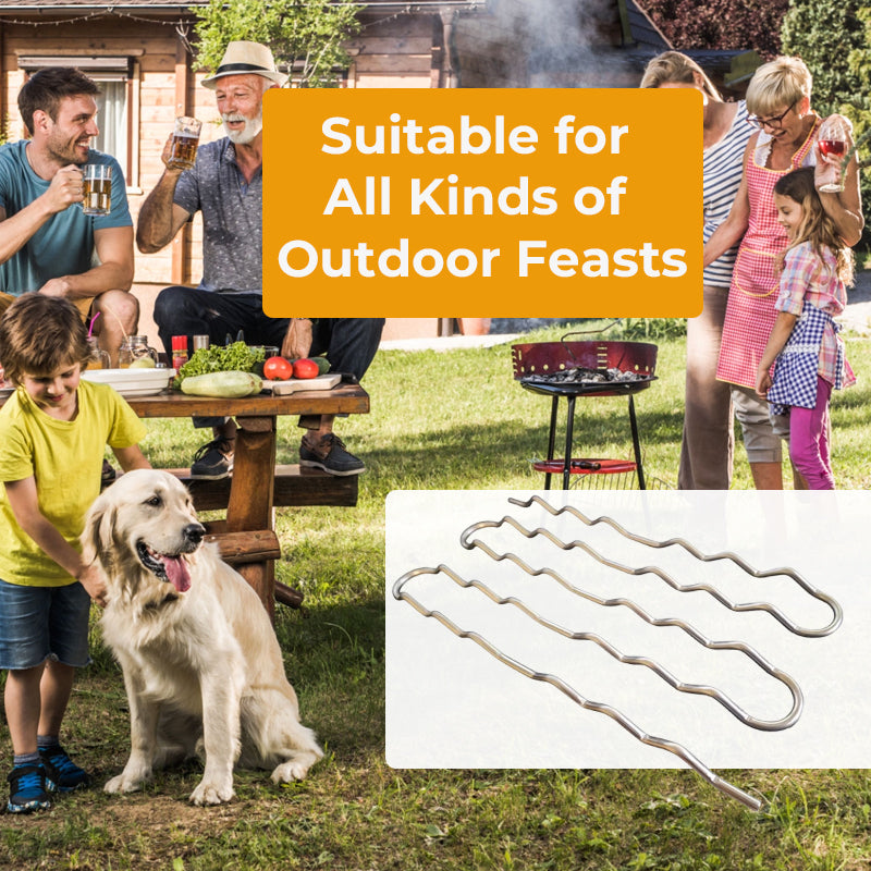 🌭 [Grill Master Essential] BBQ Sausage Roller Rack | No More Burnt Hot Dogs! 🔥✨