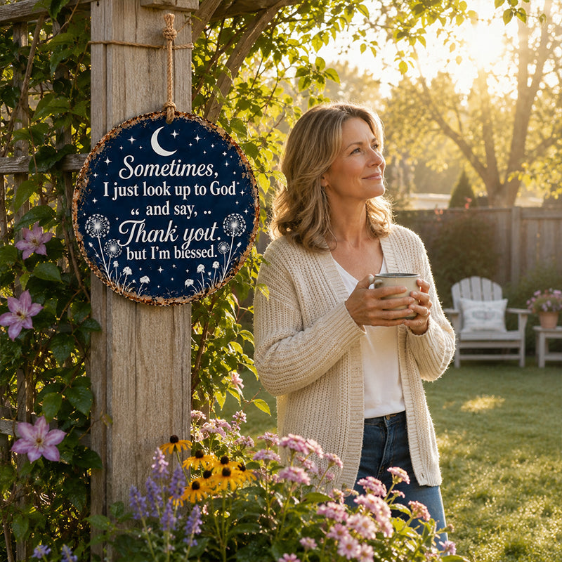 Uplifting "Thank You" Decorative Sign