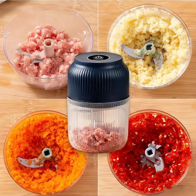 Cordless Mini Prep Chopper – Compact 300ml Rechargeable Food Prep Tool