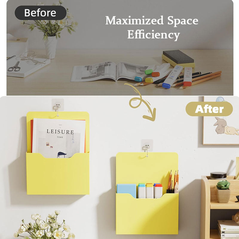 Magnetic Wall File Organizer Set