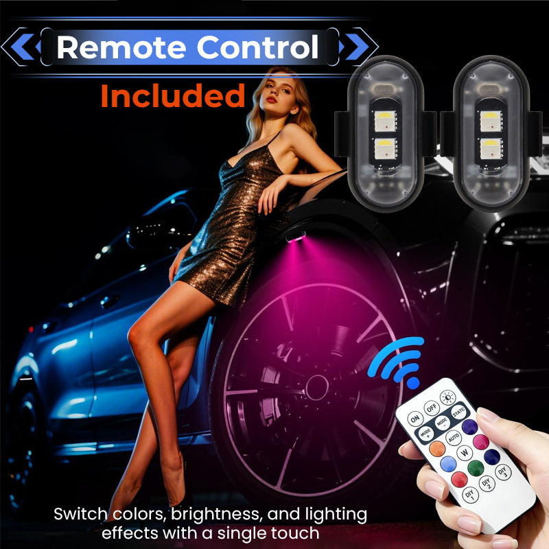 🚗 Car Ambient Light with Velcro Mount