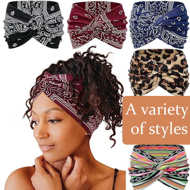 Bohemian Paisley Stretch Headband
